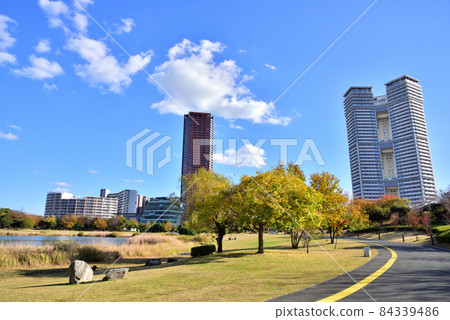 Fukuoka Island City Island City Central Park New Town Scenery Fukuoka Island City Island City Central Park New Town Scenery 84339486