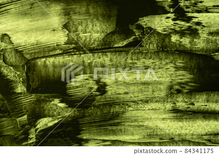 Abstract art background black and dark green colors. Watercolor painting on canvas with olive strokes and splash. Abstract art background black and dark green colors. Watercolor painting on canvas with olive strokes and splash. 84341175