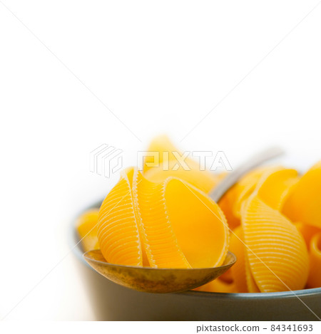 Italian snail lumaconi pasta 84341693