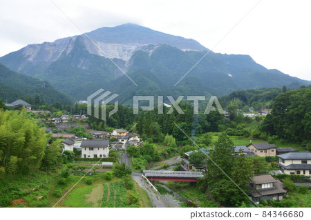 2021 Scenery from the train window from Seibu Ikebukuro Line Higashi-Hino Station to Seibu-Chichibu Station on the Chichibu Line 84346680