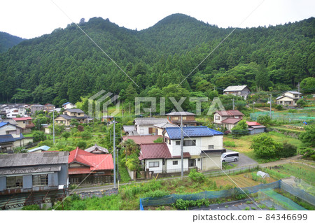 2021 Scenery from the train window from Seibu Ikebukuro Line Higashi-Hino Station to Seibu-Chichibu Station on the Chichibu Line 84346699
