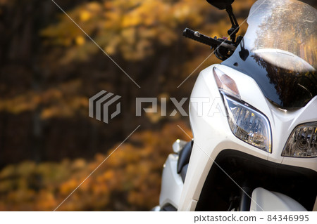Fall bike touring 84346995