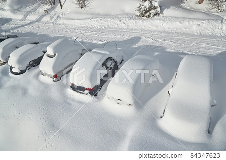 Winter parking cars 84347623