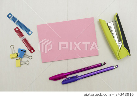 Flashy School Office Supplies, Bright Teaching Learning Collections, Creative Writing Tools, Educational Things, Mixed Student Stuff Pen Paper Notebook Sticky Notes Pencil 84348016