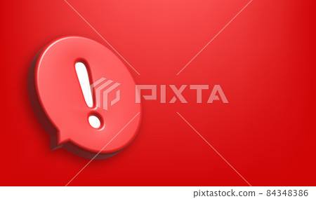 Alert message mobile notification. Danger error alerts, smartphone virus problem or insecure messaging spam problems notifications. stock illustration. 84348386