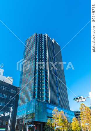 Tokyo cityscape of Japan Overlooking Komore Yotsuya in front of the intersection of Yotsuya Mitsuke Kita 84349758