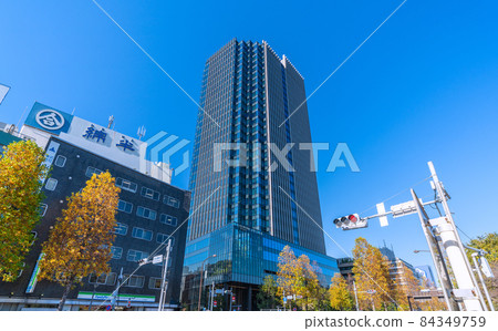 Tokyo cityscape of Japan Overlooking Komore Yotsuya in front of the intersection of Yotsuya Mitsuke Kita 84349759