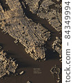 city map. 3d map of. city from above 3d illustration. Vertical poster map. 84349994