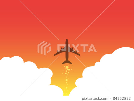 Illustration Of Airplane Launching Fast... - Stock Illustration ...