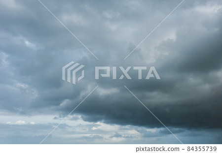 the dramatic sky with clouds 84355739