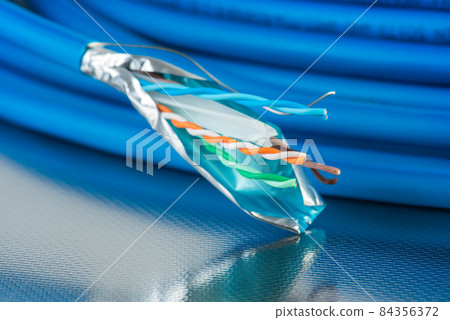 Roll of Network Ethernet Utp Cable Roll of Network Ethernet Utp Cable 84356372
