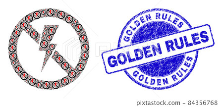 Distress Golden Rules Seal And No Electricity Fractal Composition of Self Items Distress Golden Rules Seal And No Electricity Fractal Composition of Self Items 84356768