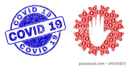 Grunge Covid 19 Watermark and Stop Hand Coronavirus Recursive Mosaic of Self Items Grunge Covid 19 Watermark and Stop Hand Coronavirus Recursive Mosaic of Self Items 84356855