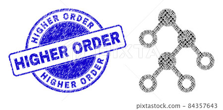 Grunge Higher Order Seal and Binary Nodes Recursive Composition of Self Items 84357643
