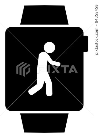 Raster Fitness Watches Icon Illustration 84358459