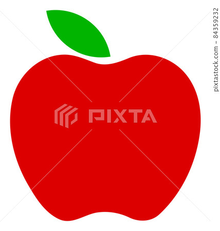 Raster Apple Icon Illustration - Stock Illustration [84359232] - PIXTA