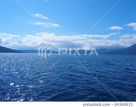Lake Shikotsu Hokkaido scenery Lake Shikotsu Hokkaido scenery 84360615