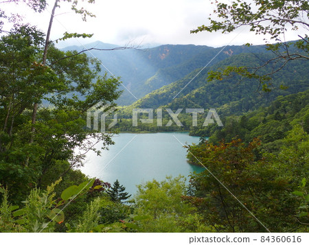 Lake Okotanpe Hokkaido Secret Lake Landscape Lake Okotanpe Hokkaido Secret Lake Landscape 84360616