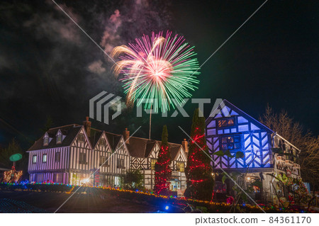 Fireworks and illuminations at tourist spots Izu Shuzenji "Niji no Sato" Christmas Fireworks and illuminations at tourist spots Izu Shuzenji "Niji no Sato" Christmas 84361170