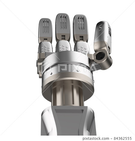 Cyborg hand open or extend Cyborg hand open or extend 84362555