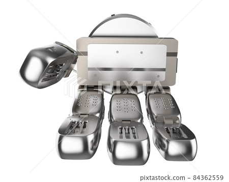 Cyborg hand open or extend Cyborg hand open or extend 84362559