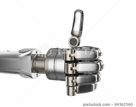 Cyborg hand thumb up Cyborg hand thumb up 84362560