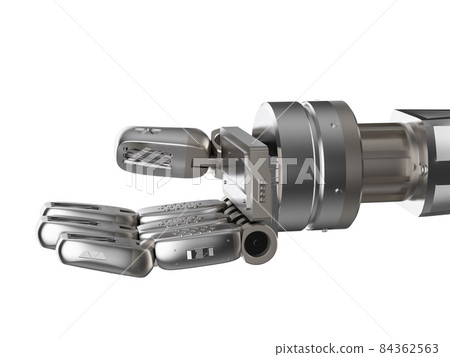 Cyborg hand open or extend Cyborg hand open or extend 84362563