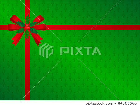 Christmas ribbon red ribbon holly holly 84363666