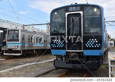 停靠站的相模線205系列500系列和E131系列500系列 停靠站的相模線205系列500系列和E131系列500系列 84363888