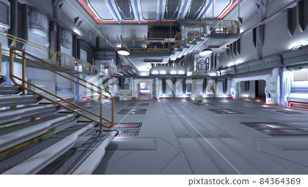 Scenery inside the spacecraft 84364369