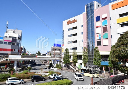 Cityscape of the west exit of Kuki Station, Saitama Prefecture 84364370