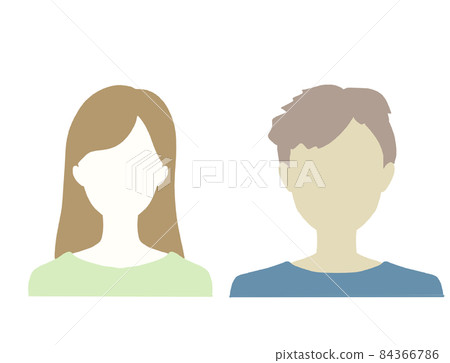 男女無線,白底 男女無線,白底 84366786