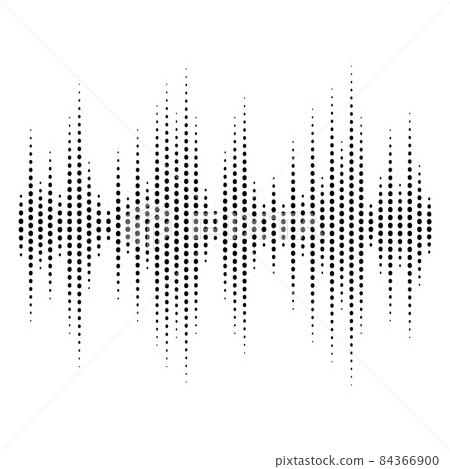 Abstract dotted equaliser. Vertical dots. Vector illustration of a graphic eq Abstract dotted equaliser. Vertical dots. Vector illustration of a graphic eq 84366900