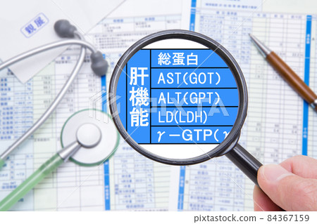 Liver function health examination medical image 84367159
