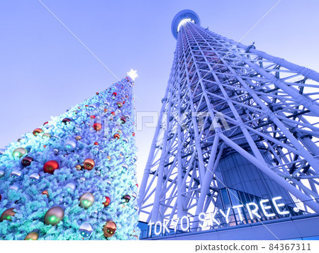聖誕節東京天空樹 聖誕節東京天空樹 84367311