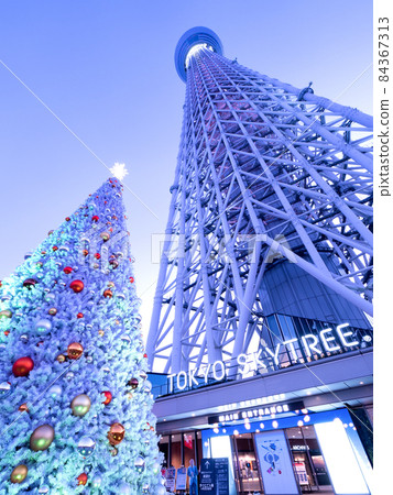 聖誕節東京天空樹 84367313