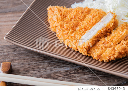里脊肉排套餐圖片特寫素材 里脊肉排套餐圖片特寫素材 84367943
