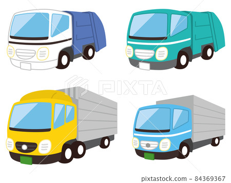 Working car garbage truck truck Working car garbage truck truck 84369367