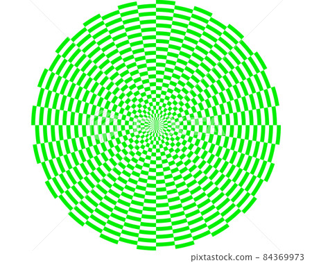 Geometric pattern green circular 84369973