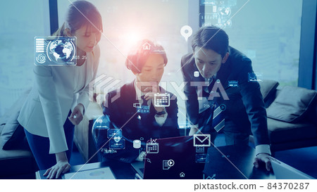 Business and data analysis Management strategy 84370287