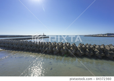 茨城縣日立市Aise港防波堤 84372360