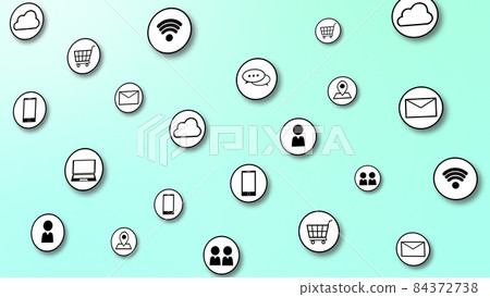 Icon background - Stock Illustration [84372738] - PIXTA