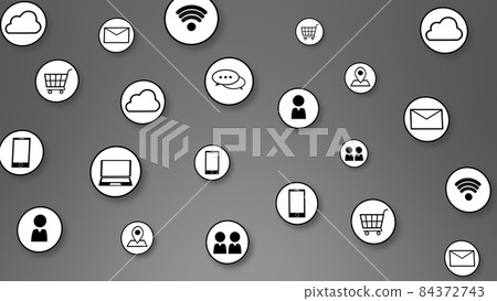 Icon background - Stock Illustration [84372743] - PIXTA