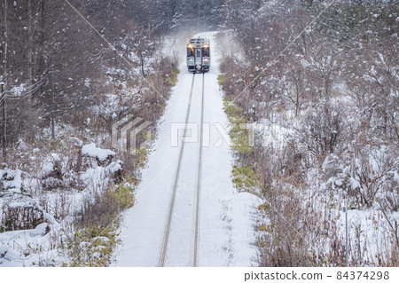 [Biei-cho, Hokkaido] Winter Furano Line November 84374298