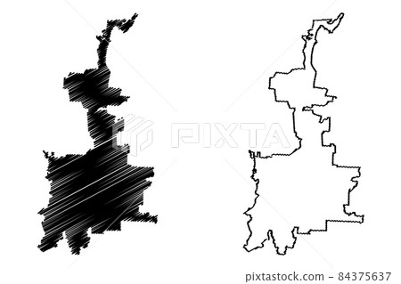 Medan City (Republic of Indonesia, Sumatra island) map vector illustration, scribble sketch City of Medan map Medan City (Republic of Indonesia, Sumatra island) map vector illustration, scribble sketch City of Medan map 84375637