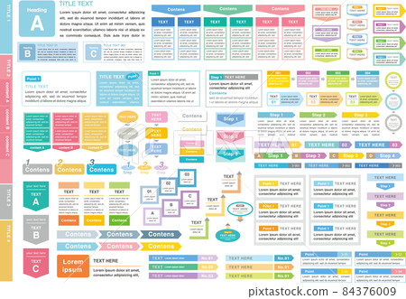 Catalog flyer template material set natural system 84376009