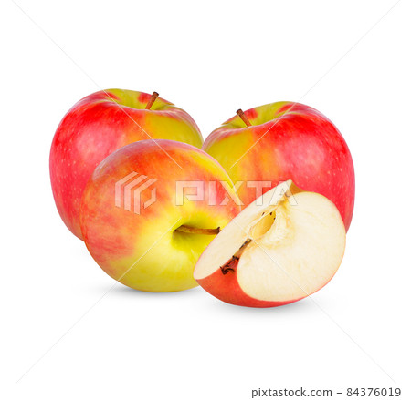 Fresh apple isolated on white background Fresh apple isolated on white background 84376019