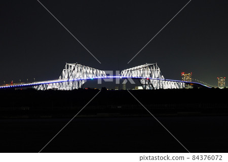 東京門橋夜景 東京門橋夜景 84376072