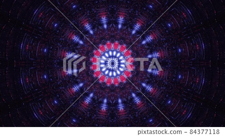 3d illustration in 4K UHD with moving glowing tunnel 3d illustration in 4K UHD with moving glowing tunnel 84377118