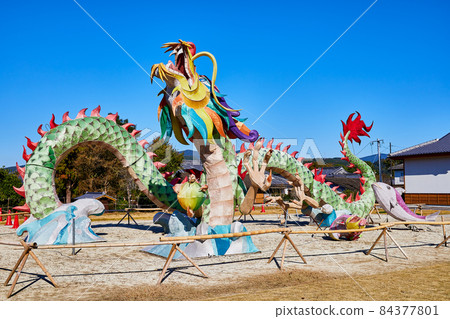 Giant dragon lantern used in Izumi Machi Terrace 84377801